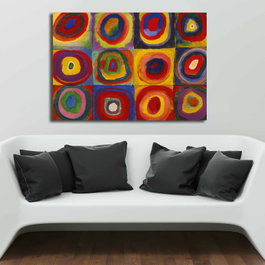 Wallity Lienzo Decorativo Vasili Kandinsky 70 x 100 cm